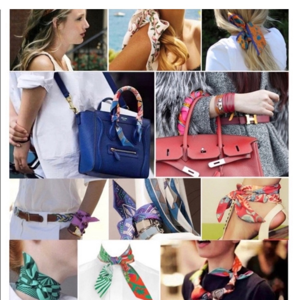 Skinny scarf/wrist wrap/hair tie - Picture 10 of 11